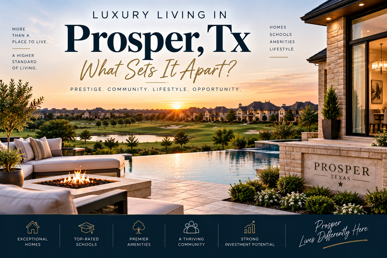 Luxury Living in Prosper TX: What Sets It Apart