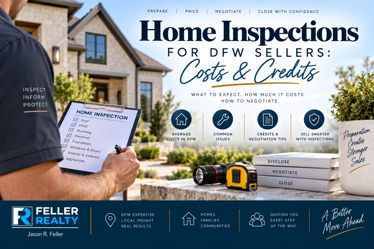 Home Inspections for DFW Sellers: Costs & Credits