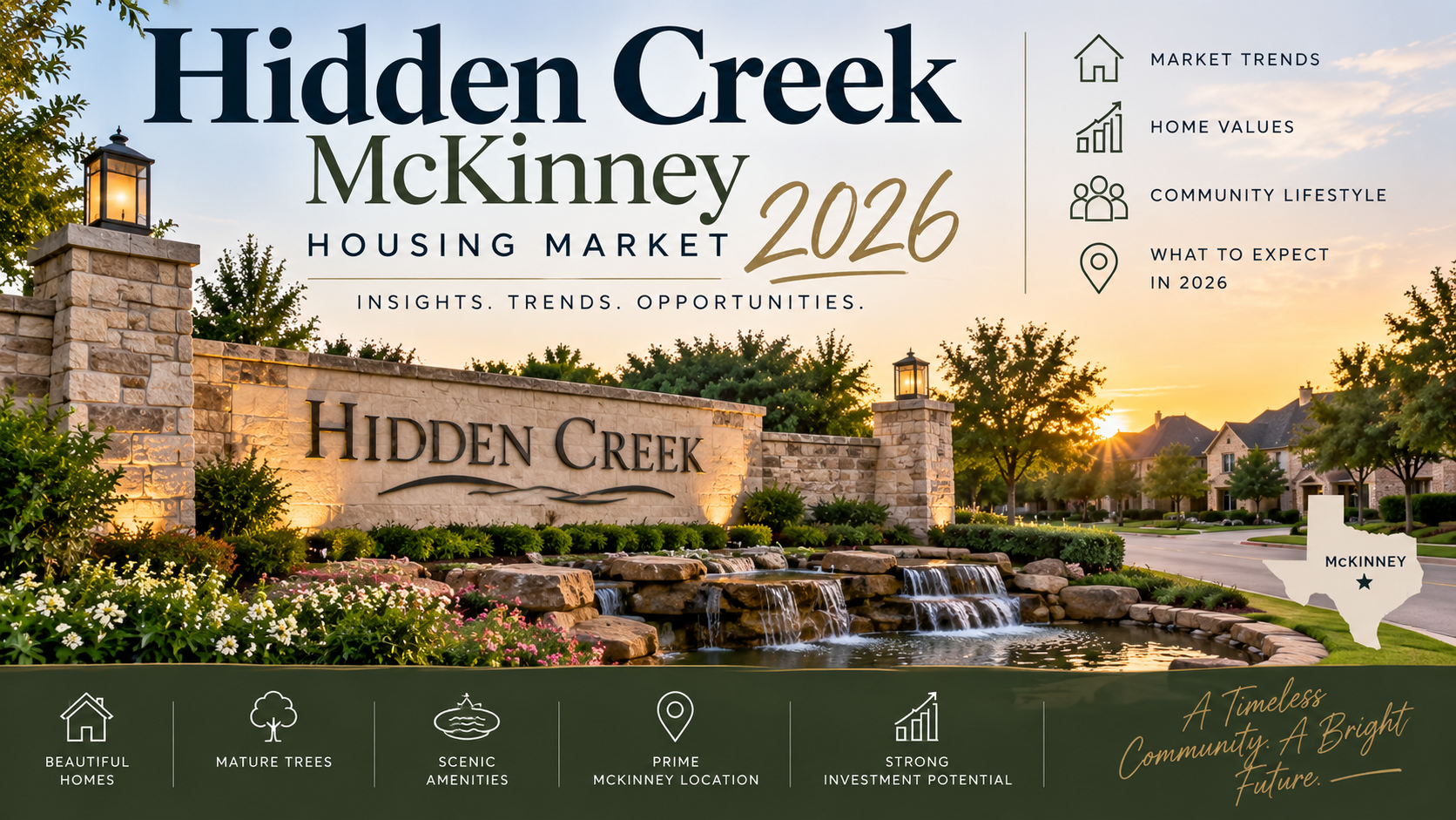 Hidden Creek McKinney Housing Market 2026
