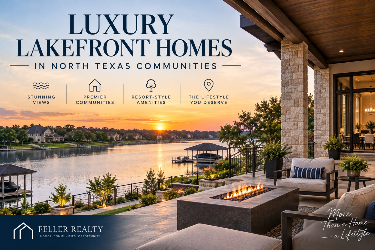 Luxury Lakefront Homes in North Texas Communities